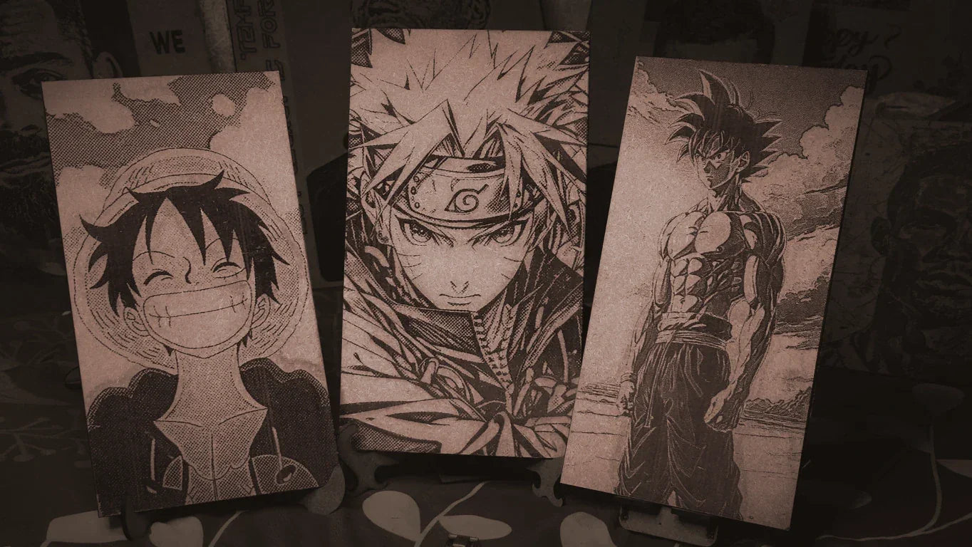 Anime Combo Special: 3 Characters & Display Items - Enhance Your Space