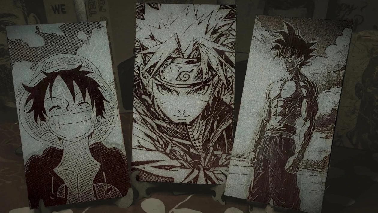 Anime Combo Special: 3 Characters & Display Items - Enhance Your Space