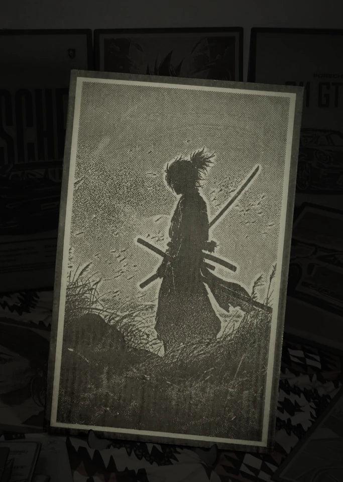 Wooden Engraved Ninja/Samurai Frames ? Unique