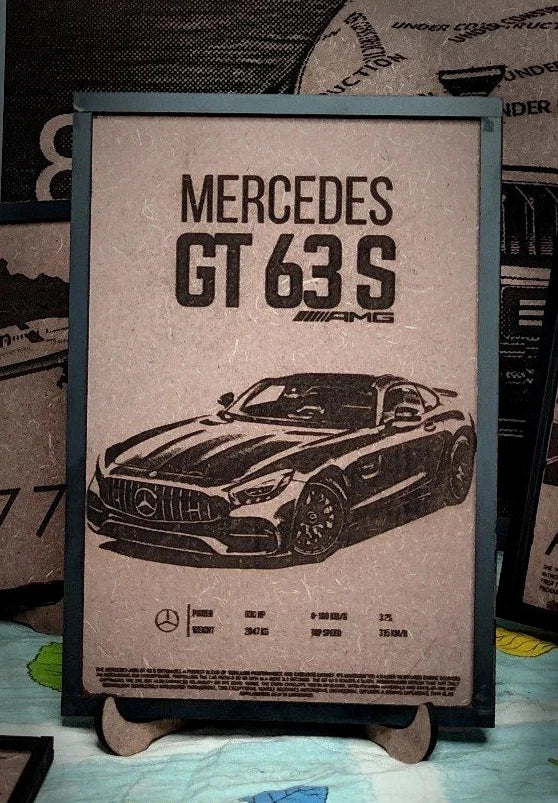 Mercedes GT 63 S Wall Frame - Best in Class Home D?cor