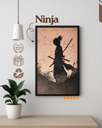 Wooden Engraved Ninja/Samurai Frames ? Unique