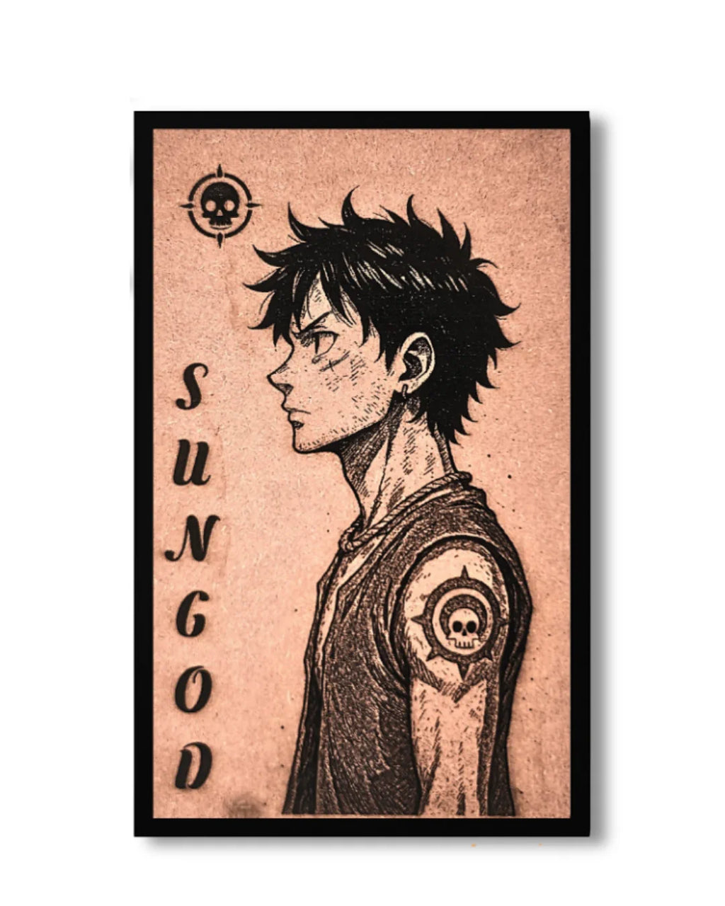 Luffy One Piece Wall Poster Frame
