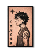 Luffy One Piece Wall Poster Frame