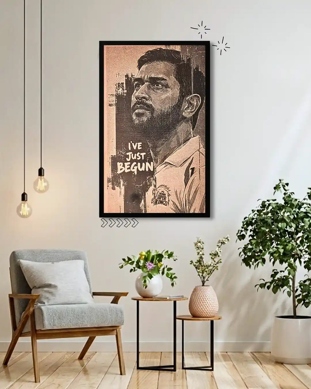 Mahendra Singh Dhoni Photo Frame