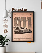 Porsche 911 Luxury Car Frame