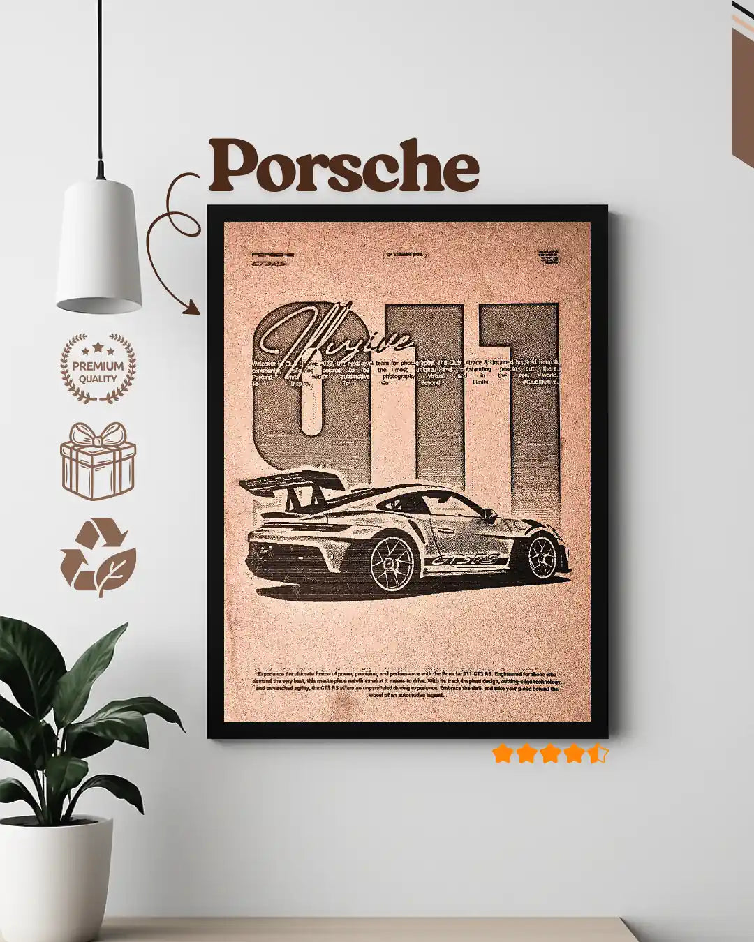 Porsche 911 Luxury Car Frame