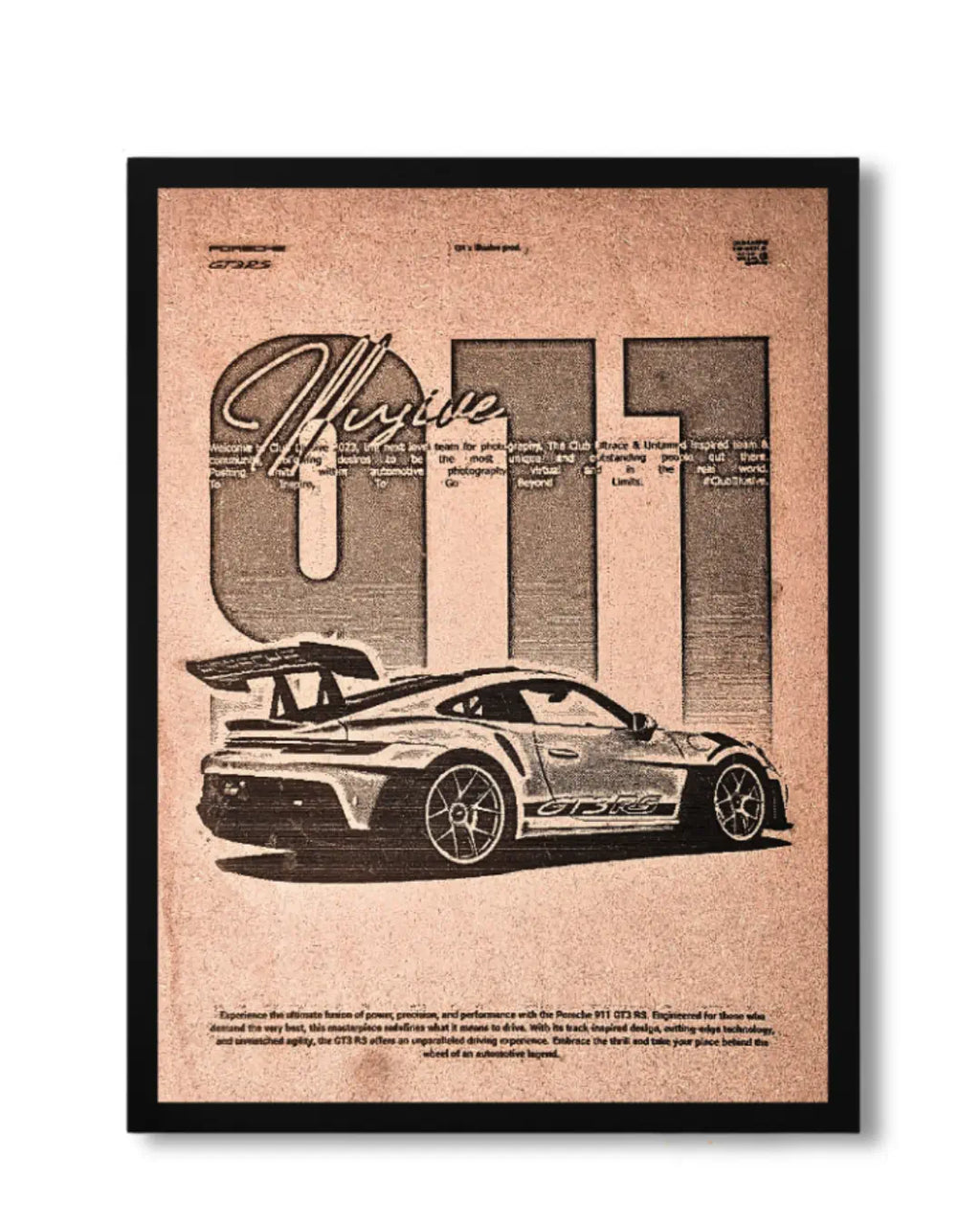 Porsche 911 Luxury Car Frame