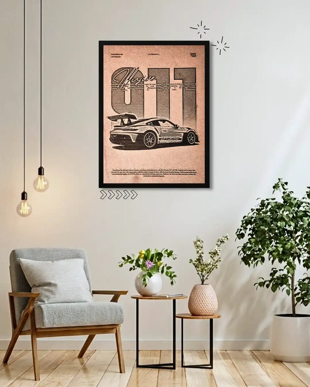 Porsche 911 Luxury Car Frame