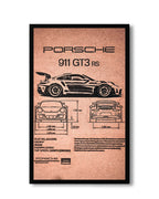 Porsche 911 GT3 Supercar Wall Art