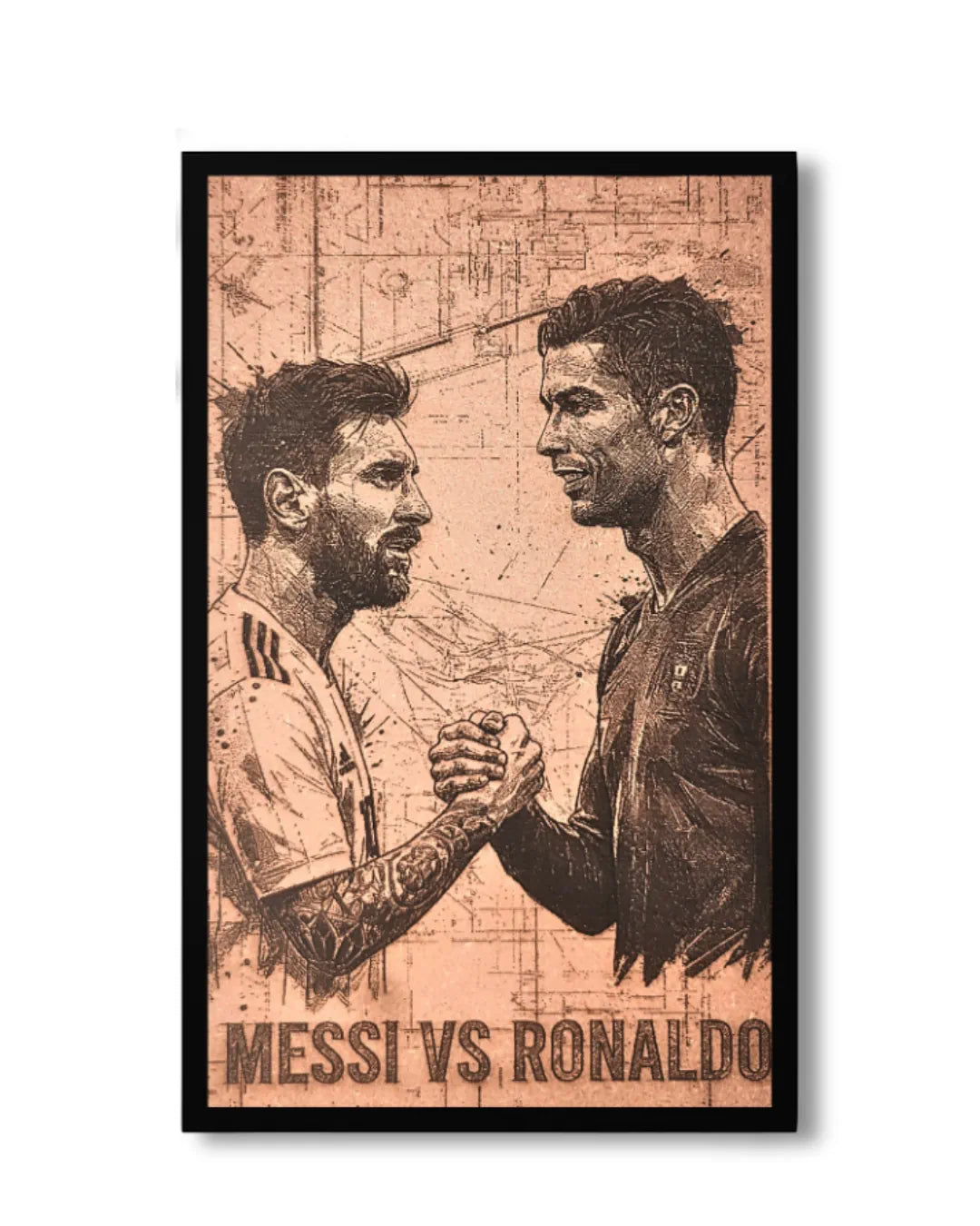 Cristiano Ronaldo vs Lionel Messi Photo Frame