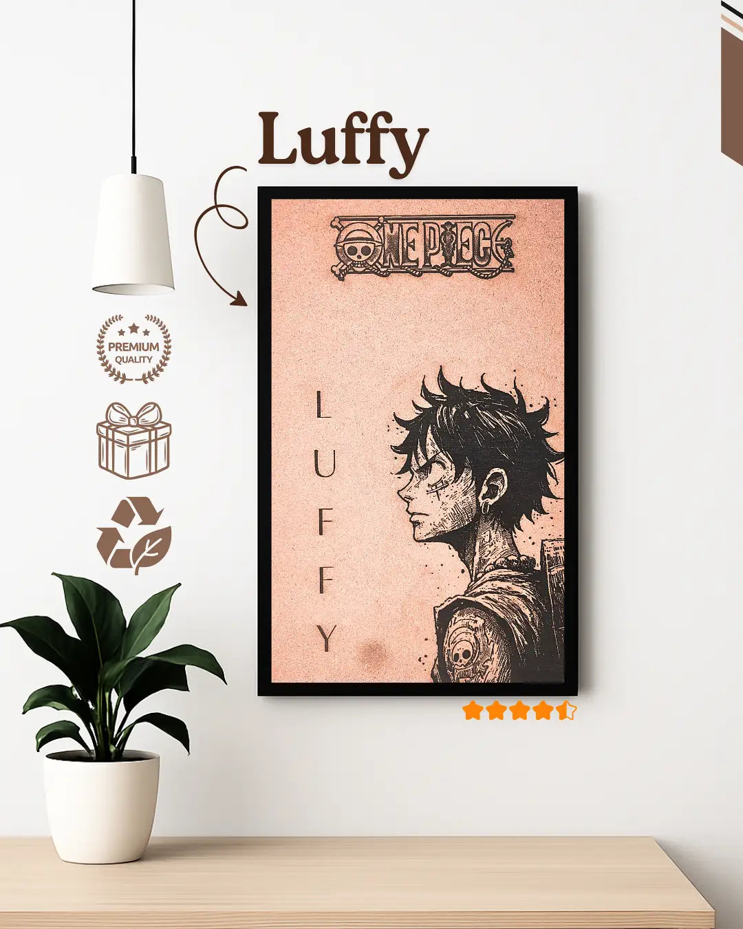 One Piece Luffy Frame: Treasure Your Favorite Moments