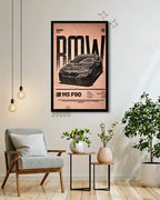 BMW M5 F90 Supercar Wall Frame