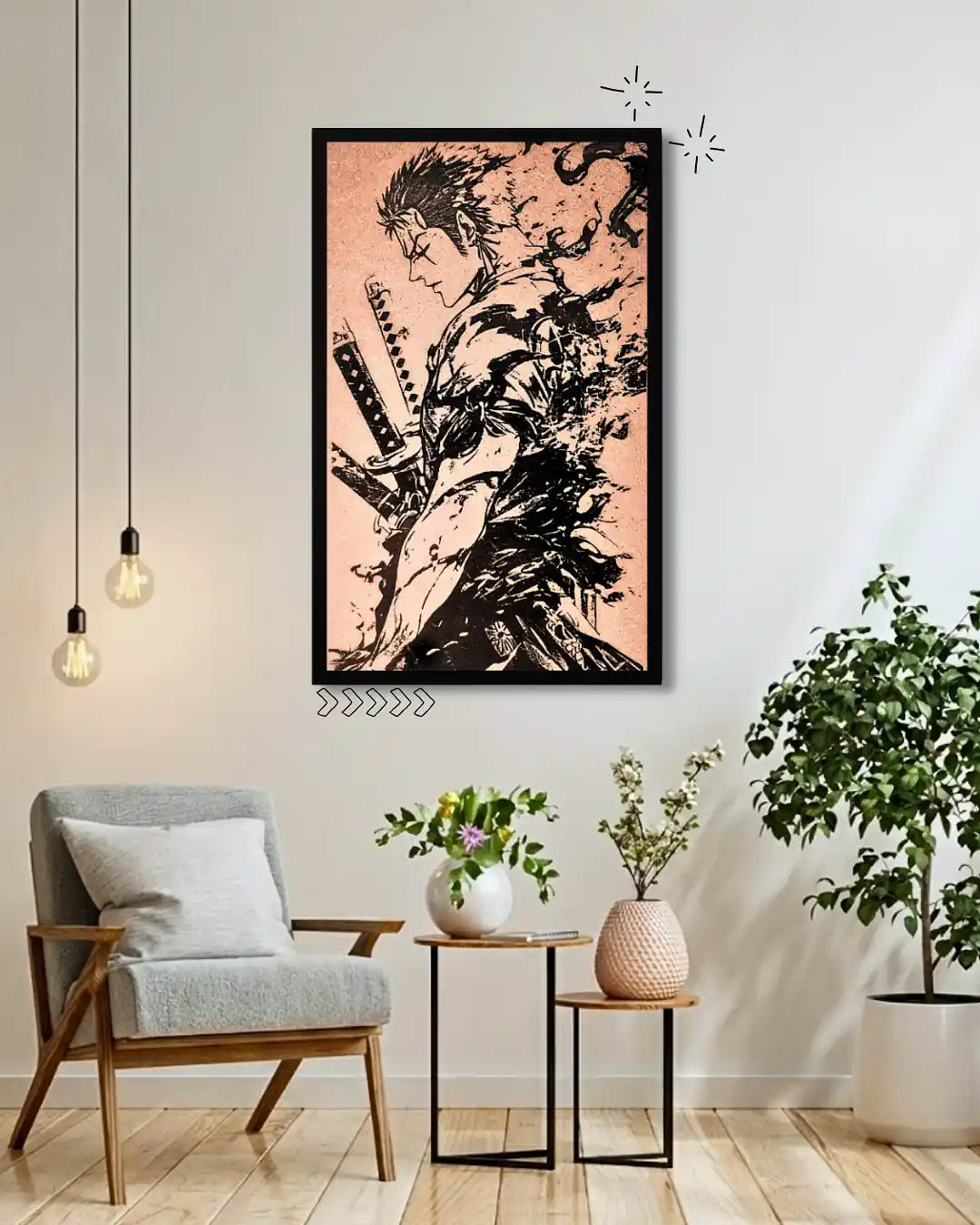 Zoro One Piece Character Frame