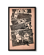 Minions Fun Cartoon Wall Frame