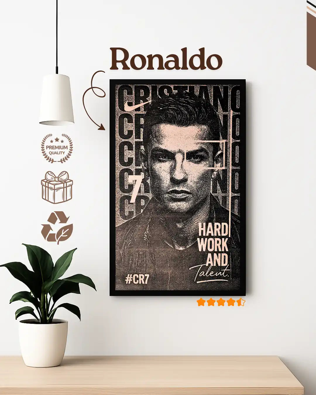 CR7 Cristiano Ronaldo Icon Frame