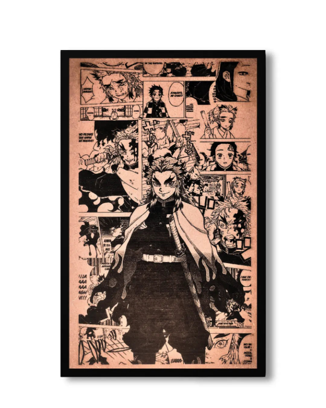 Rengoku Flame Hashira Demon Slayer Frame