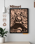 Mitsuri Kanroji Love Hashira - Demon Slayer Waifu Wood Art