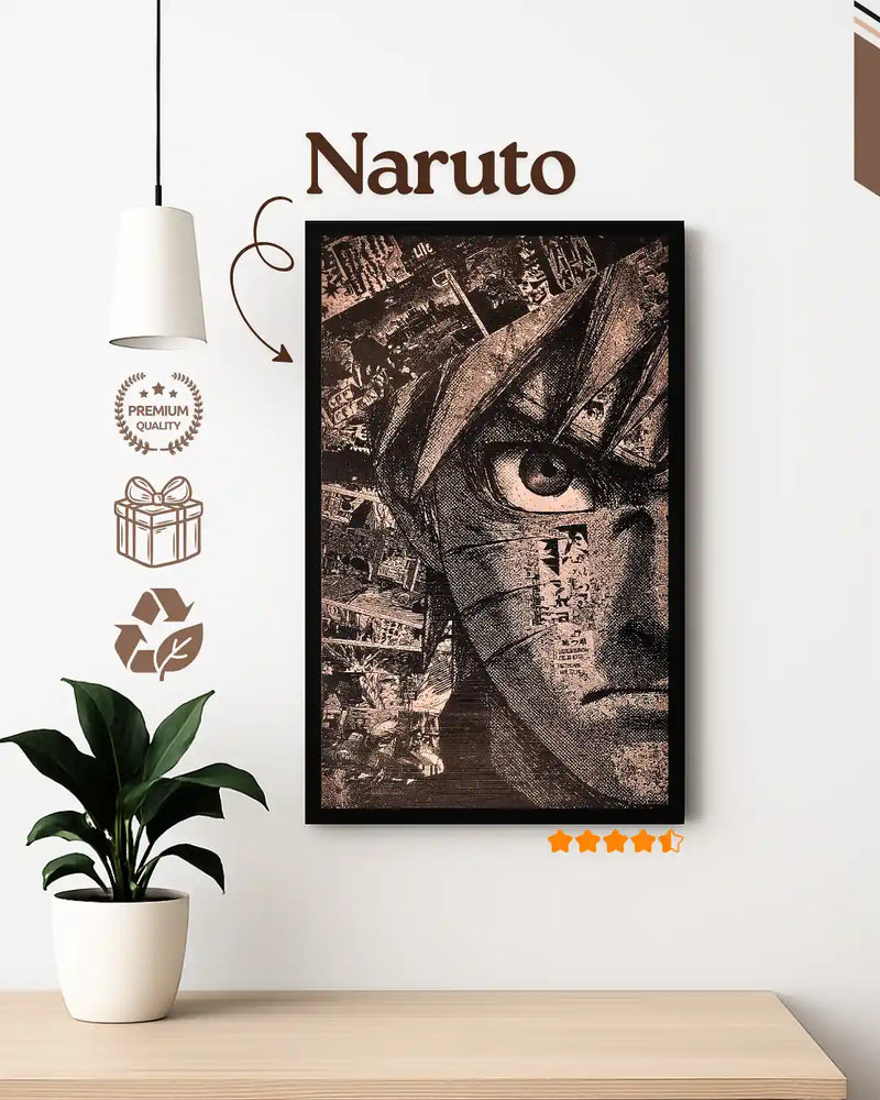 Naruto Anime Room Decor Frame