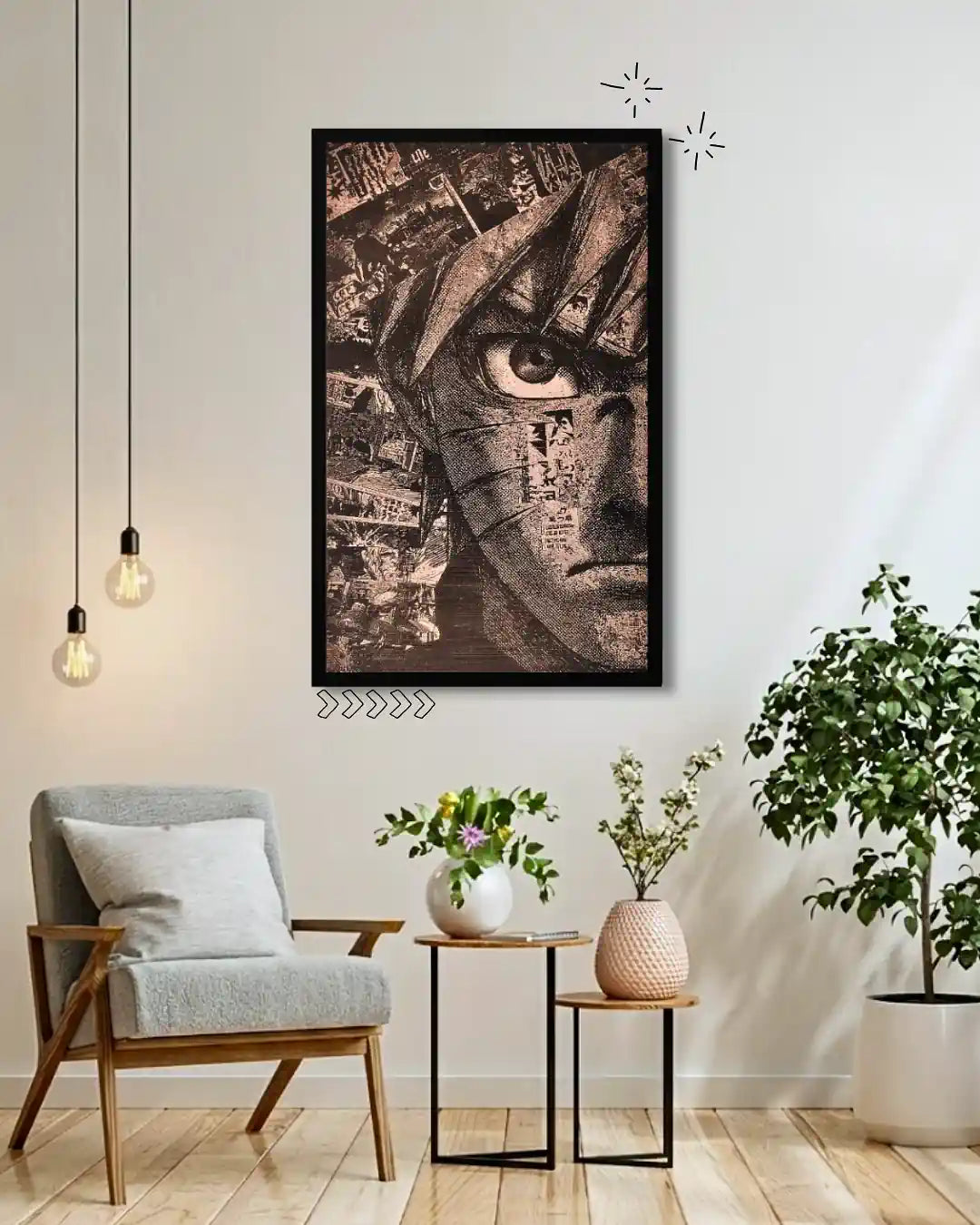 Naruto Anime Room Decor Frame