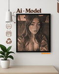 AI Model Wall Frame