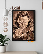 Loki God of Mischief - Marvel Series Engraved