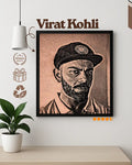 Exclusive Virat Kohli Frame | Handcrafted Wood Gift