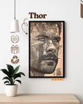 Thor God of Thunder Wall Frame