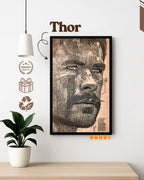 Thor God of Thunder Wall Frame