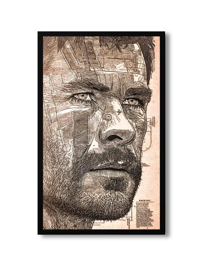 Thor God of Thunder Wall Frame