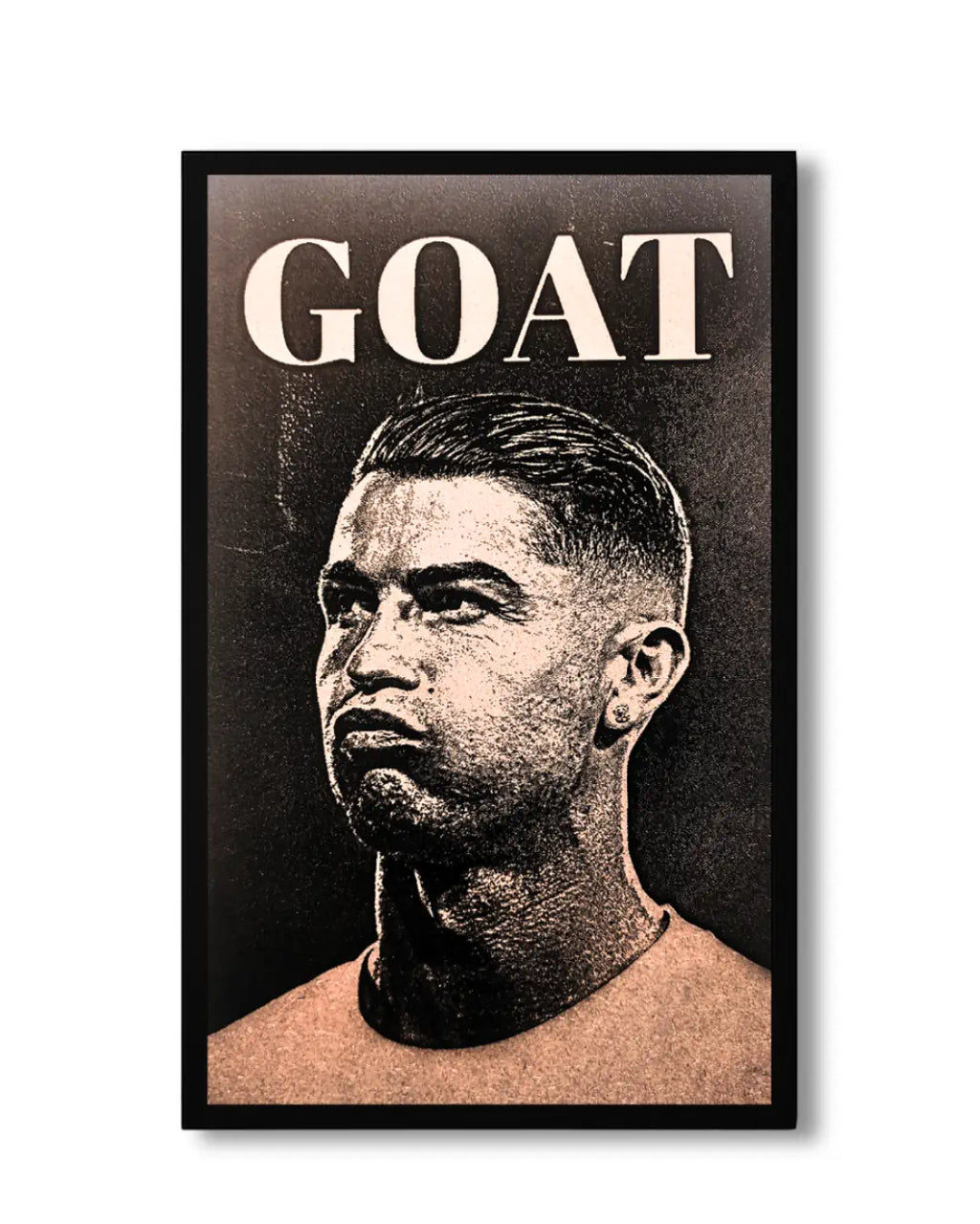 CR7 GOAT Football Icon Frame