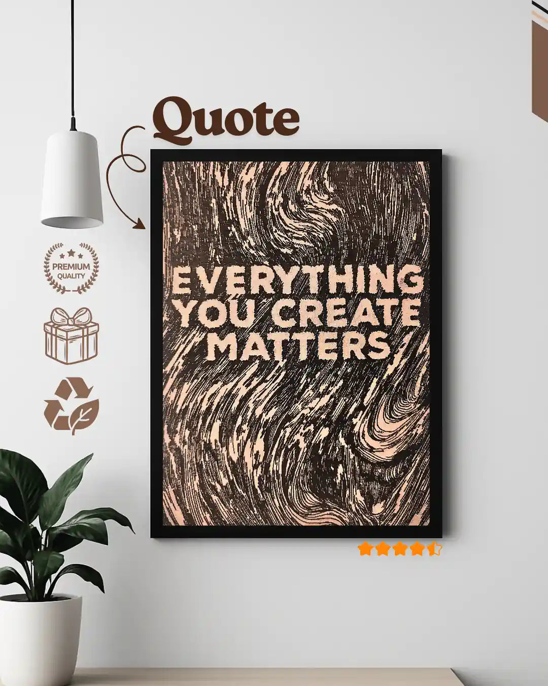 As Long as You Try Quote Frame