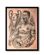 CR7 Ronaldo Premium Wooden Frame