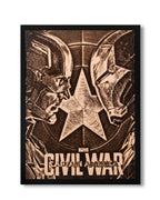 Captain America First Avenger - Marvel Shield Wood Plaque