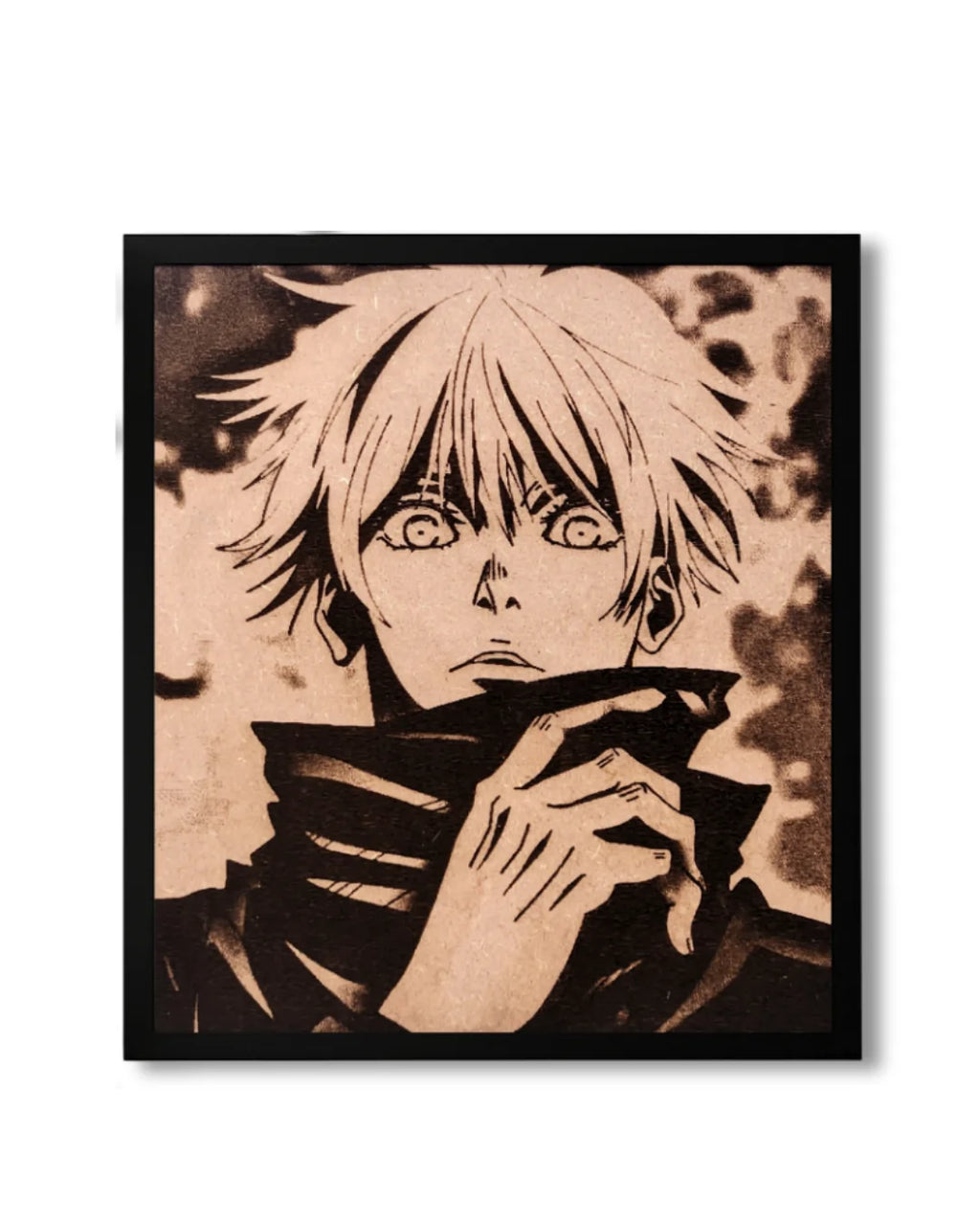Satoru Gojo Limitless Void - Jujutsu Kaisen Eyes Wood Art