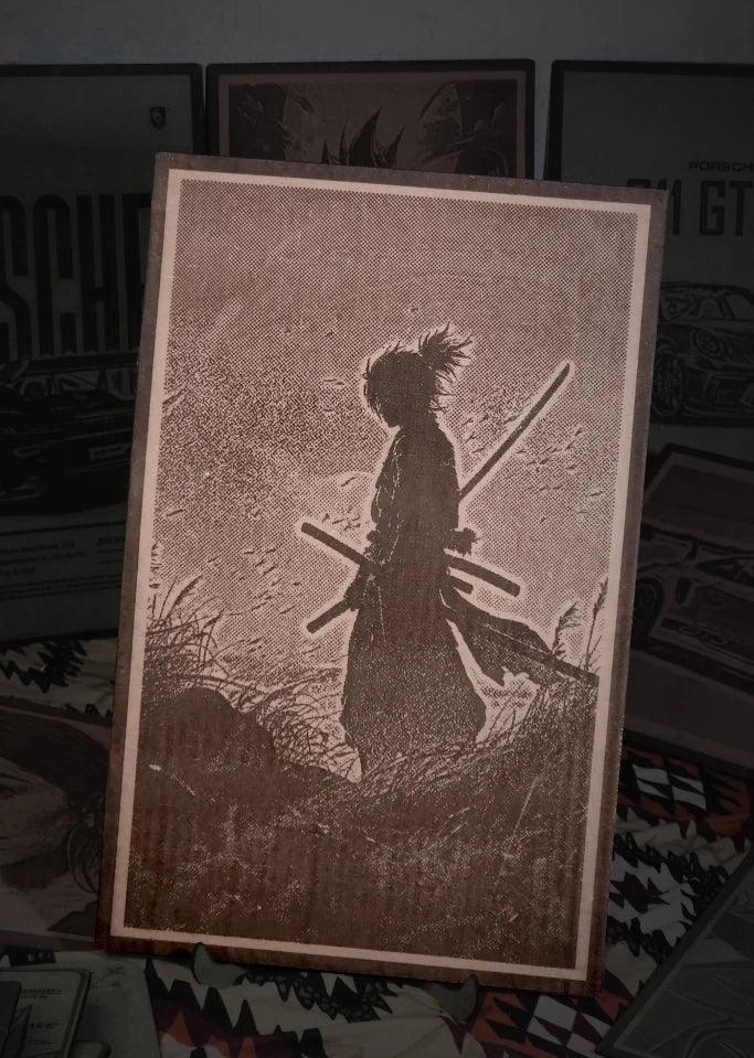 Wooden Engraved Ninja/Samurai Frames ? Unique