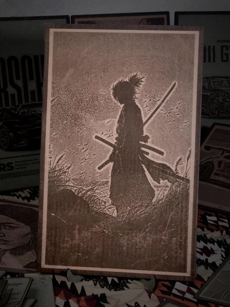 Wooden Engraved Ninja/Samurai Frames ? Unique