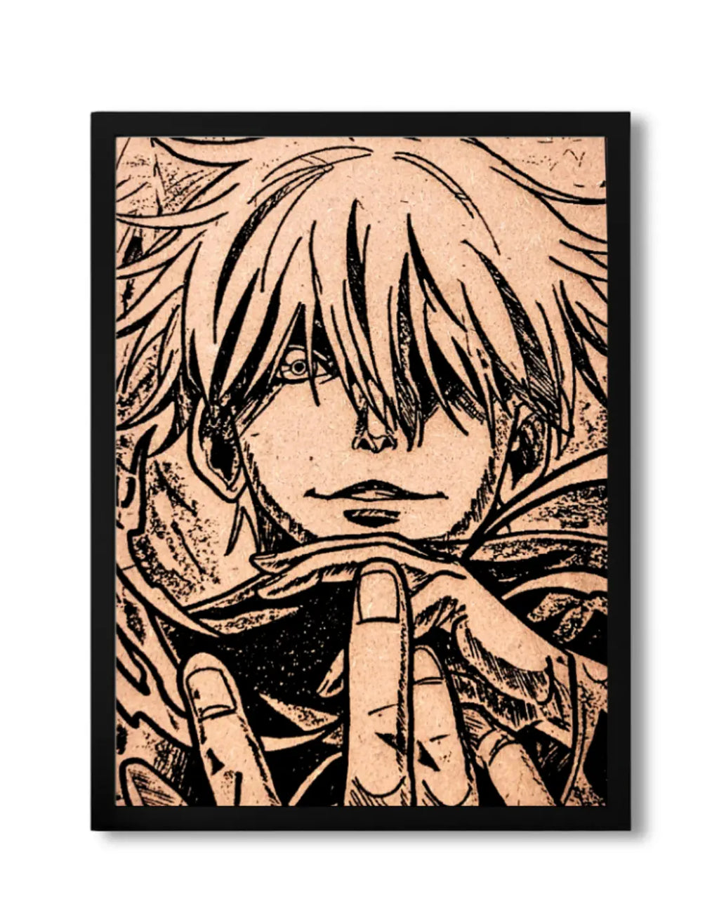 Satoru Gojo Six Eyes - Jujutsu Kaisen Anime Wood Plaque