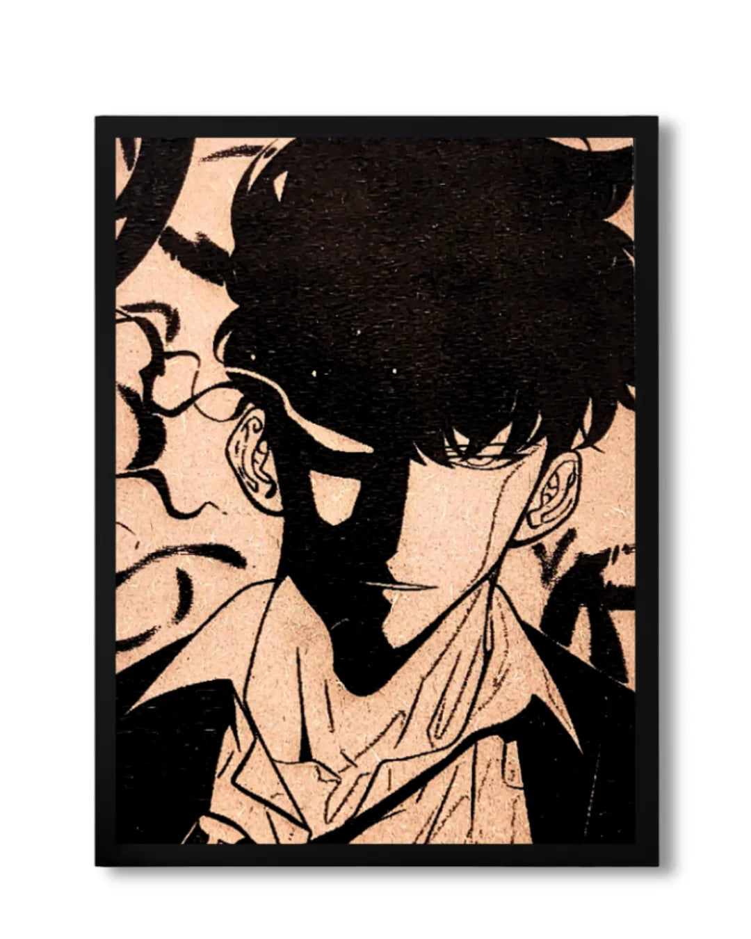 Sung Jin Woo Shadow Monarch - Solo Leveling Wood