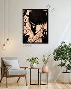 Sung Jin Woo Shadow Monarch - Solo Leveling Wood