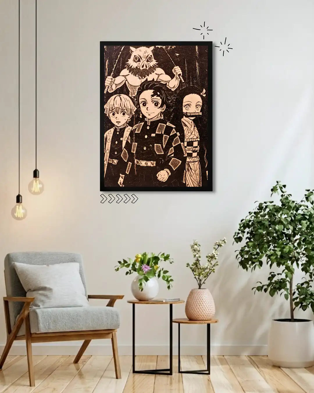 Demon Slayer Anime Squad - Tanjiro Nezuko Zenitsu Inosuke