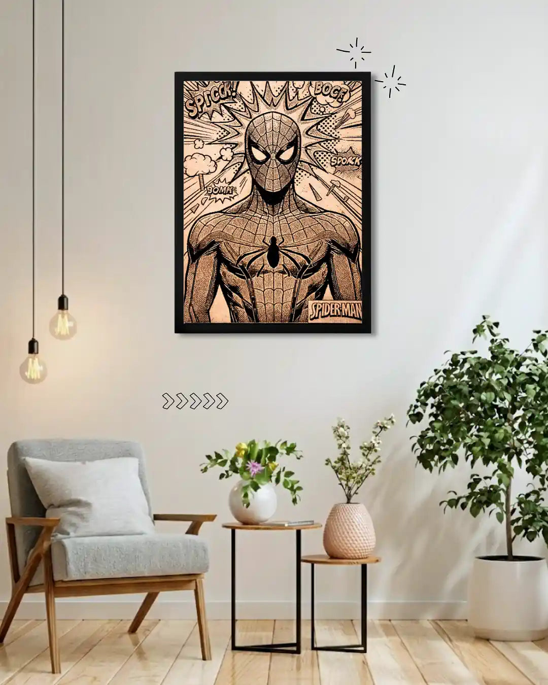 Spider-Man Modern Pop Art - Colorful Marvel Wall Decor