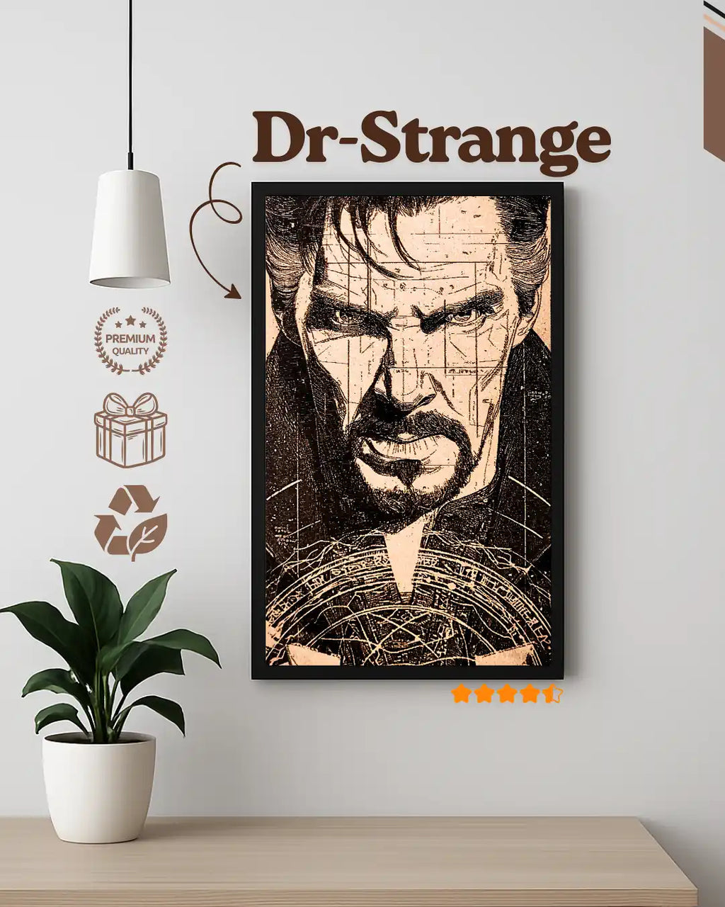 Dr Strange Sorcerer Wall Art