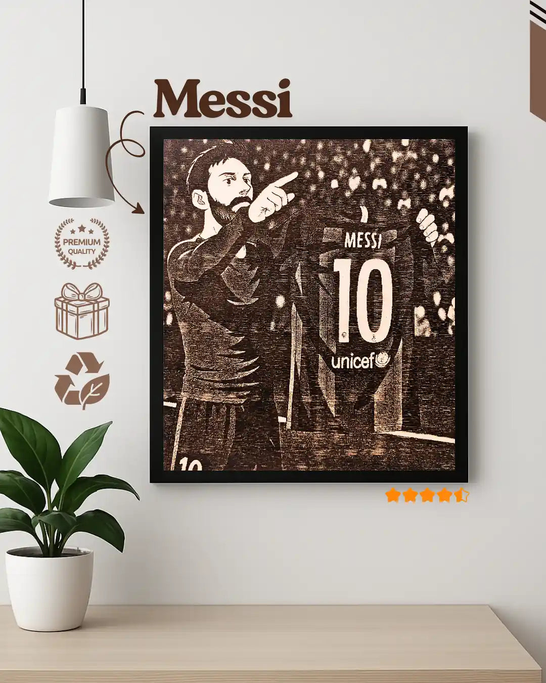 Lionel Messi World Cup 2022 Winner - Argentina Champion