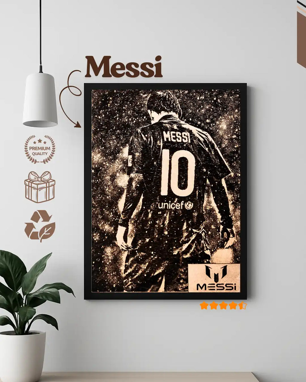 Lionel Messi Number 10 Jersey - Argentina Legend