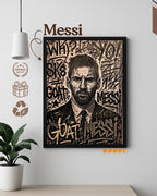 Lionel Messi Trophy Victory - Football Champion