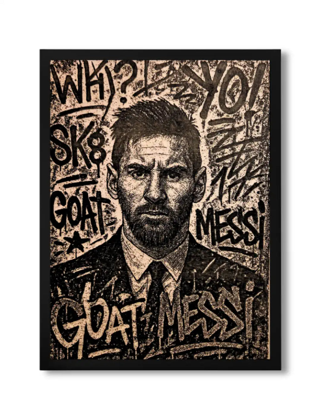 Lionel Messi Trophy Victory - Football Champion