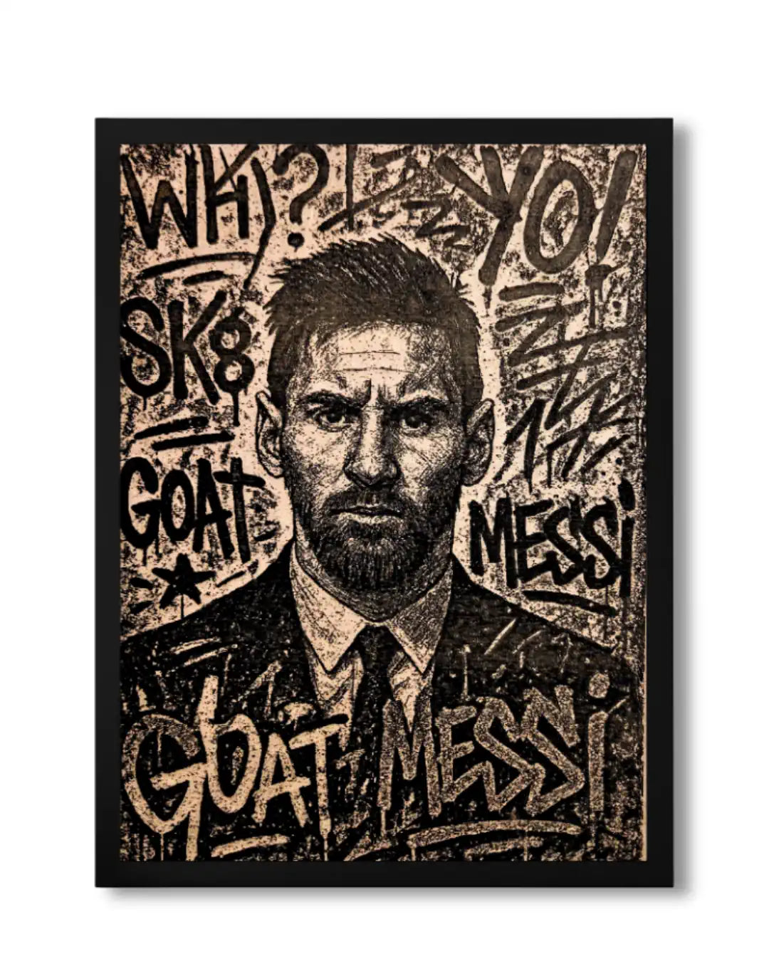 Lionel Messi Trophy Victory - Football Champion