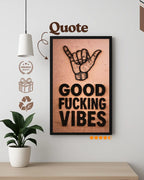 Good Vibes Only Aesthetic Typography - Minimalist