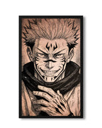 Ryomen Sukuna King of Curses Jujutsu Kaisen Anime Wood Plaque