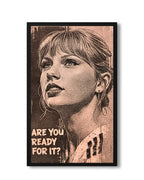 Taylor Swift Music Icon - Eras Tour Inspired Wood Engraving